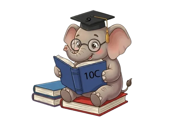 Math 10C mascot illustration