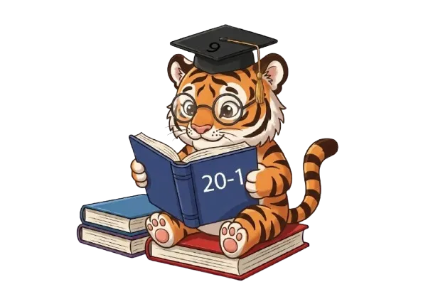 Math 20-1 mascot illustration